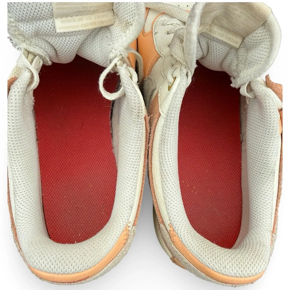 Nike Air Force 1 Shadow Sail Peach Coral Suede DM8157-700 Womens Size 8.5 Shoes